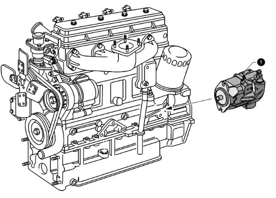 87538166 - Насос гидравл. осн. T8050, Mg.275,305,335